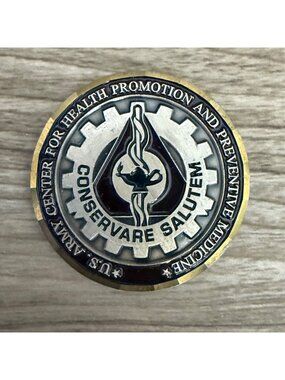 U.S. Army Center For Health Promotion & Preventive Medicine Challenge Coin